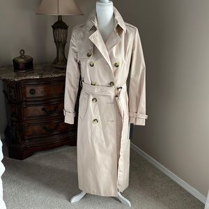 NWT Tahari Trench Coat XS beige